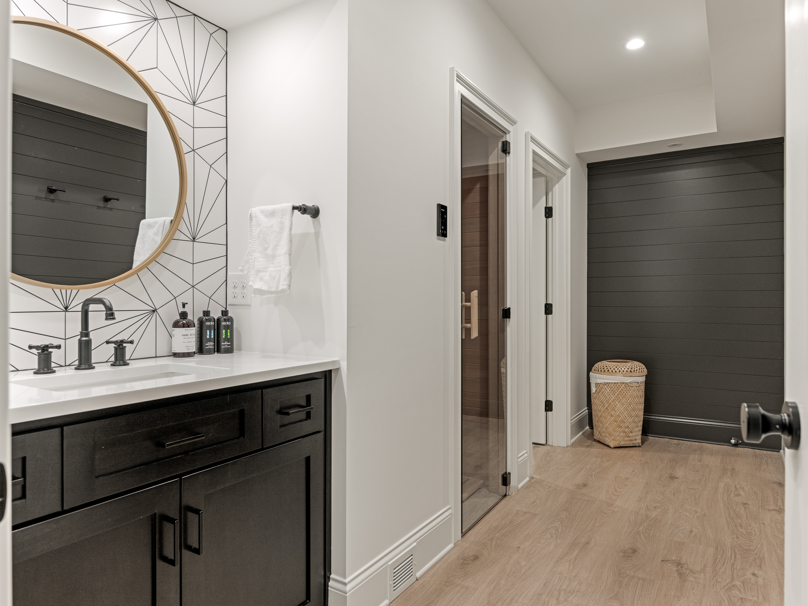 Wellness room in man cave charlotte nc
