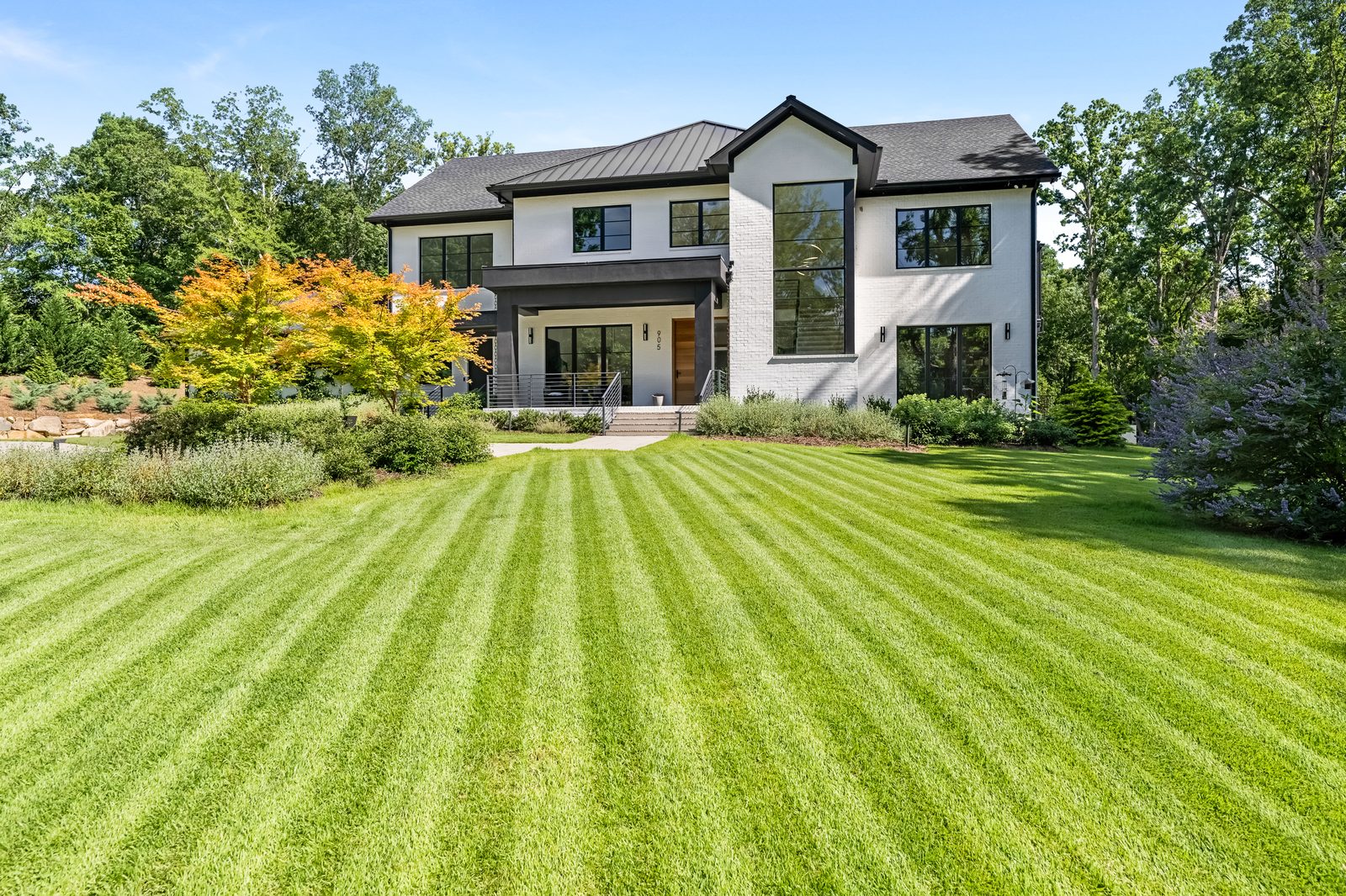 Chanel custom home in South Charlotte — exterior view, photograph 1 of 34