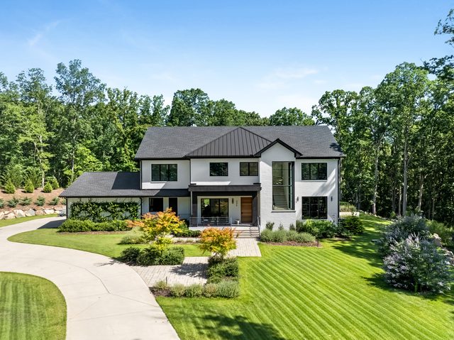 Chanel custom home in South Charlotte — exterior view, photograph 11 of 34