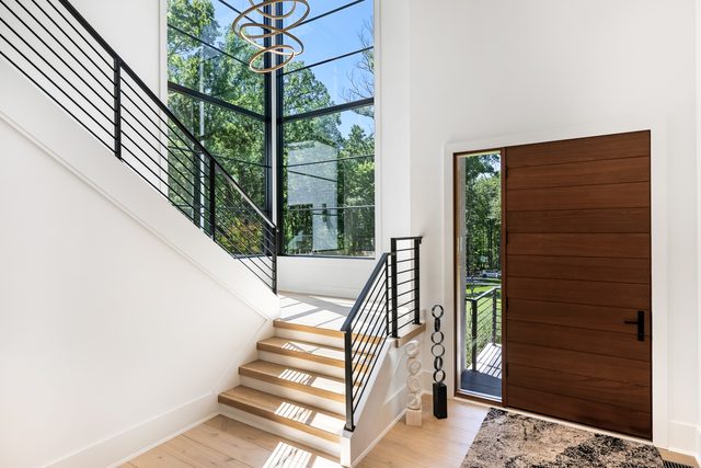 Chanel custom home in South Charlotte — exterior view, photograph 17 of 34