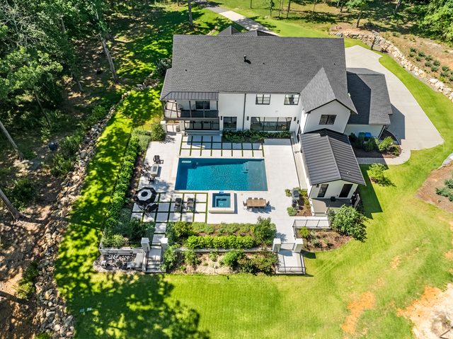 Chanel custom home in South Charlotte — exterior view, photograph 31 of 34