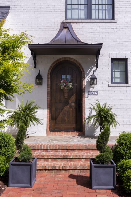 Giverny custom home in SouthPark — exterior detail, photograph 2 of 51