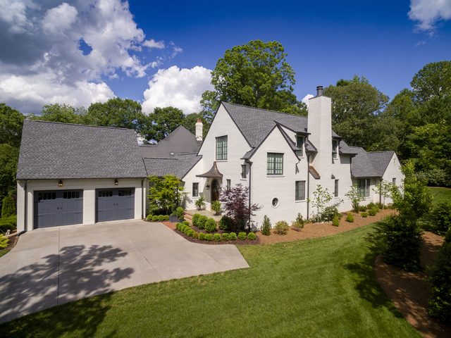 Giverny custom home in SouthPark — exterior view, photograph 48 of 51