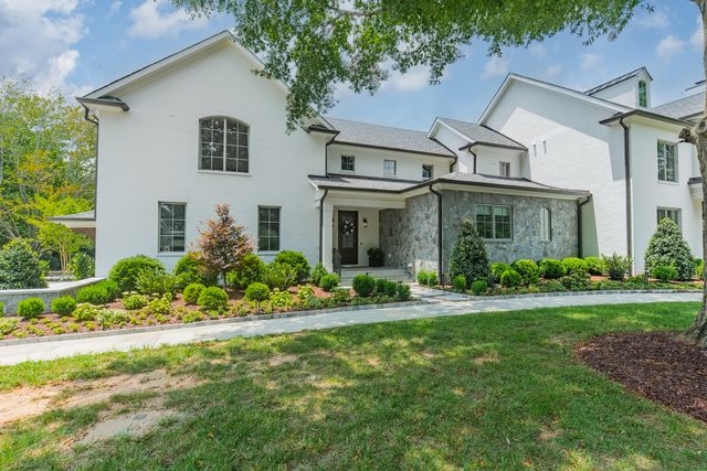 Waldon custom home in South Charlotte — exterior view, photograph 115 of 166