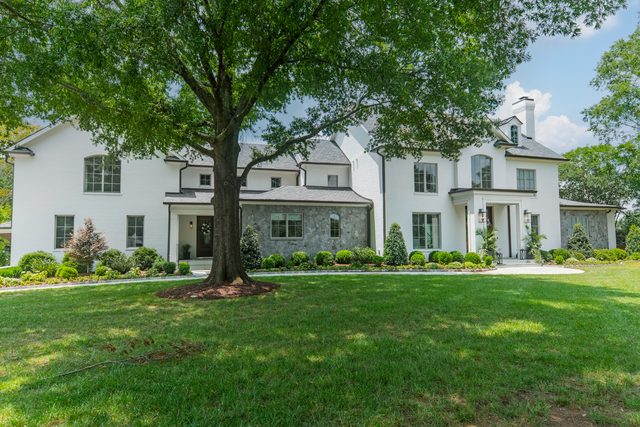 Waldon custom home in South Charlotte — exterior view, photograph 133 of 166