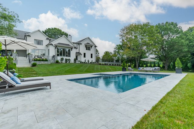 Waldon custom home in South Charlotte — exterior view, photograph 134 of 166