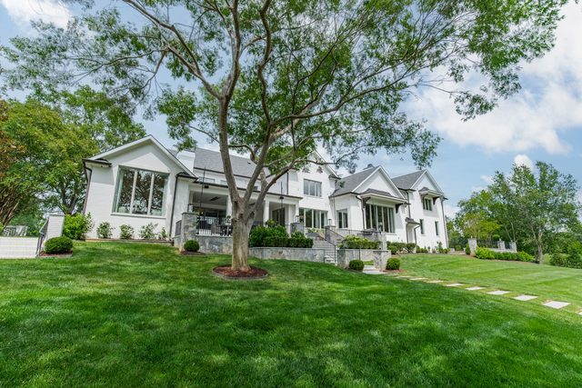 Waldon custom home in South Charlotte — exterior view, photograph 14 of 166