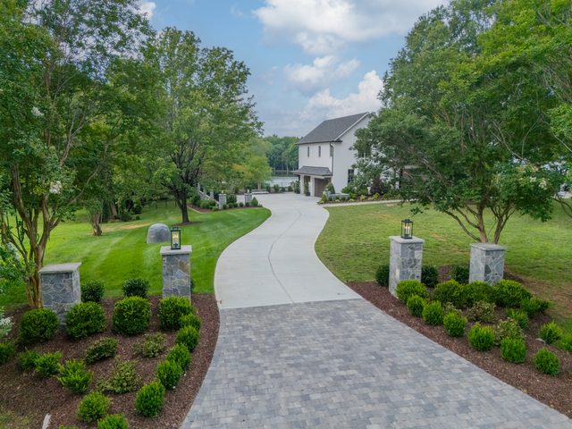 Waldon custom home in South Charlotte — exterior view, photograph 140 of 166
