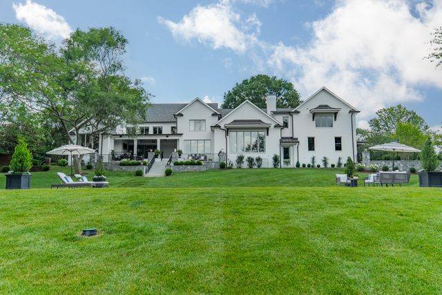 Waldon custom home in South Charlotte — exterior view, photograph 142 of 166