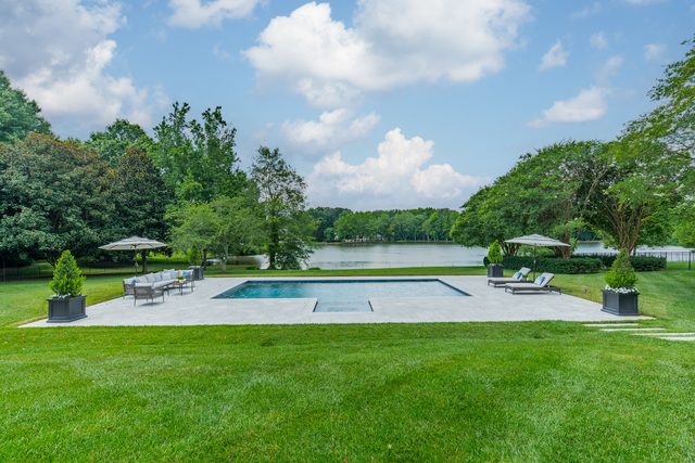 Waldon custom home in South Charlotte — exterior view, photograph 152 of 166