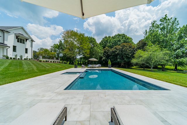 Waldon custom home in South Charlotte — exterior view, photograph 156 of 166