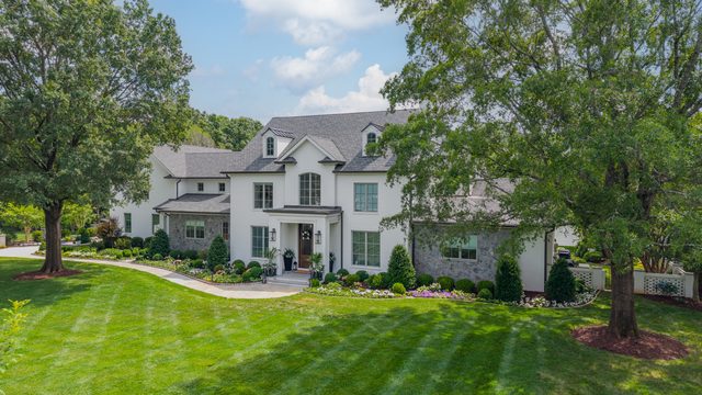 Waldon custom home in South Charlotte — exterior view, photograph 16 of 166
