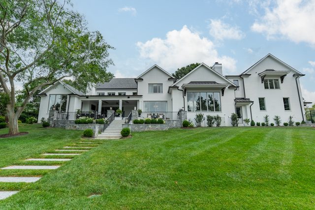 Waldon custom home in South Charlotte — exterior view, photograph 166 of 166