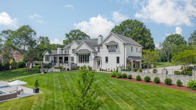 Waldon custom home in South Charlotte — exterior view, photograph 19 of 166