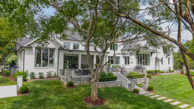 Waldon custom home in South Charlotte — exterior view, photograph 21 of 166