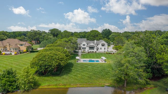Waldon custom home in South Charlotte — exterior view, photograph 23 of 166