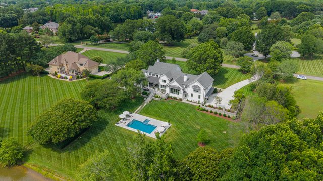 Waldon custom home in South Charlotte — exterior view, photograph 25 of 166