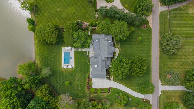 Waldon custom home in South Charlotte — exterior view, photograph 29 of 166