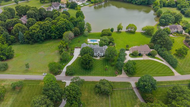 Waldon custom home in South Charlotte — exterior view, photograph 30 of 166