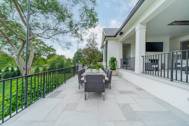 Waldon custom home in South Charlotte — exterior view, photograph 36 of 166