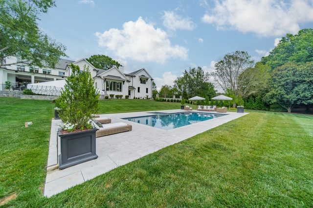 Waldon custom home in South Charlotte — exterior view, photograph 38 of 166