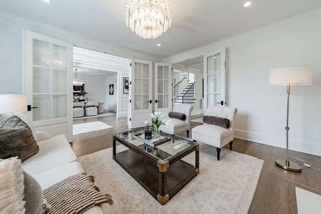 Waldon custom home in South Charlotte — interior view, photograph 44 of 166