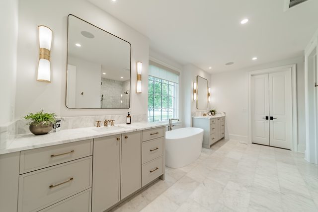 Waldon custom home in South Charlotte — interior view, photograph 53 of 166