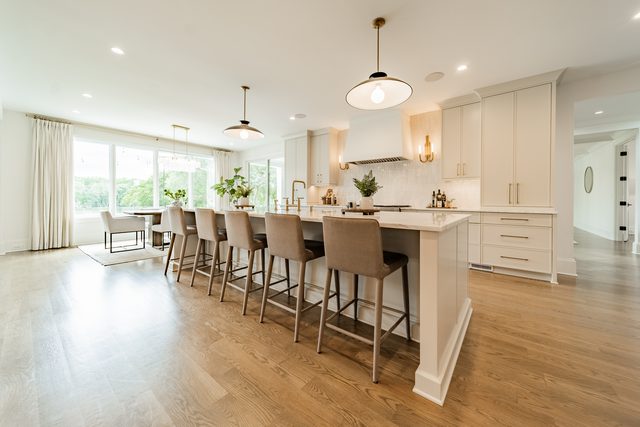 Waldon custom home in South Charlotte — interior view, photograph 60 of 166