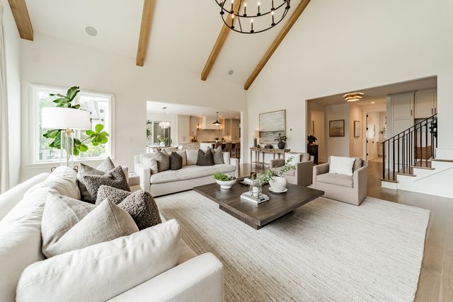 Waldon custom home in South Charlotte — interior view, photograph 72 of 166