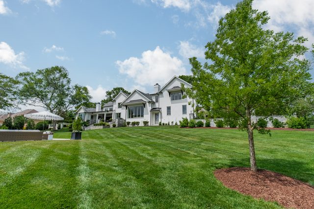 Waldon custom home in South Charlotte — exterior view, photograph 88 of 166