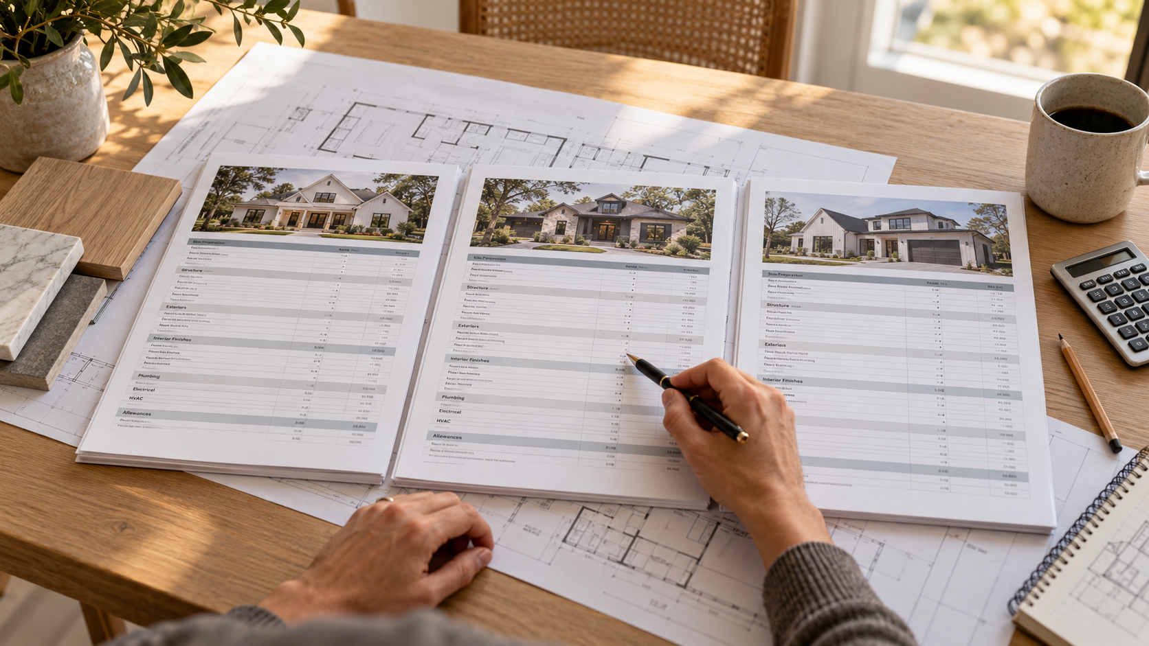 How to Compare Custom Home Builder Proposals | Charlotte 