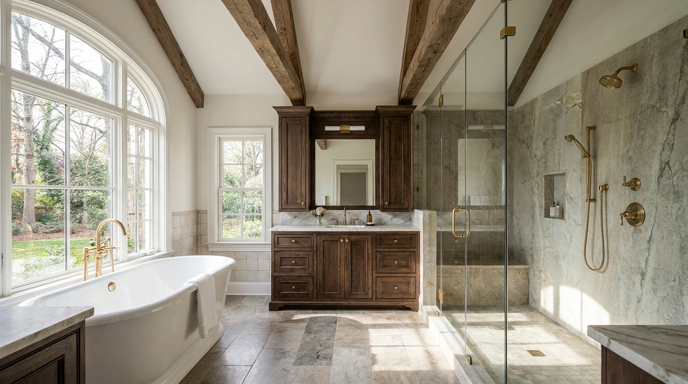 What a Custom Bathroom Renovation Involves in a Charlotte Home