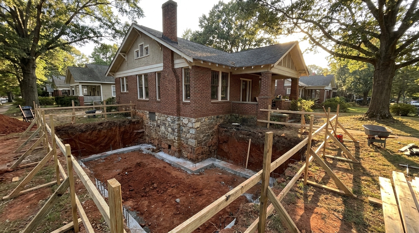 What a Foundation Evaluation Covers Before a Charlotte Renovation or Addition